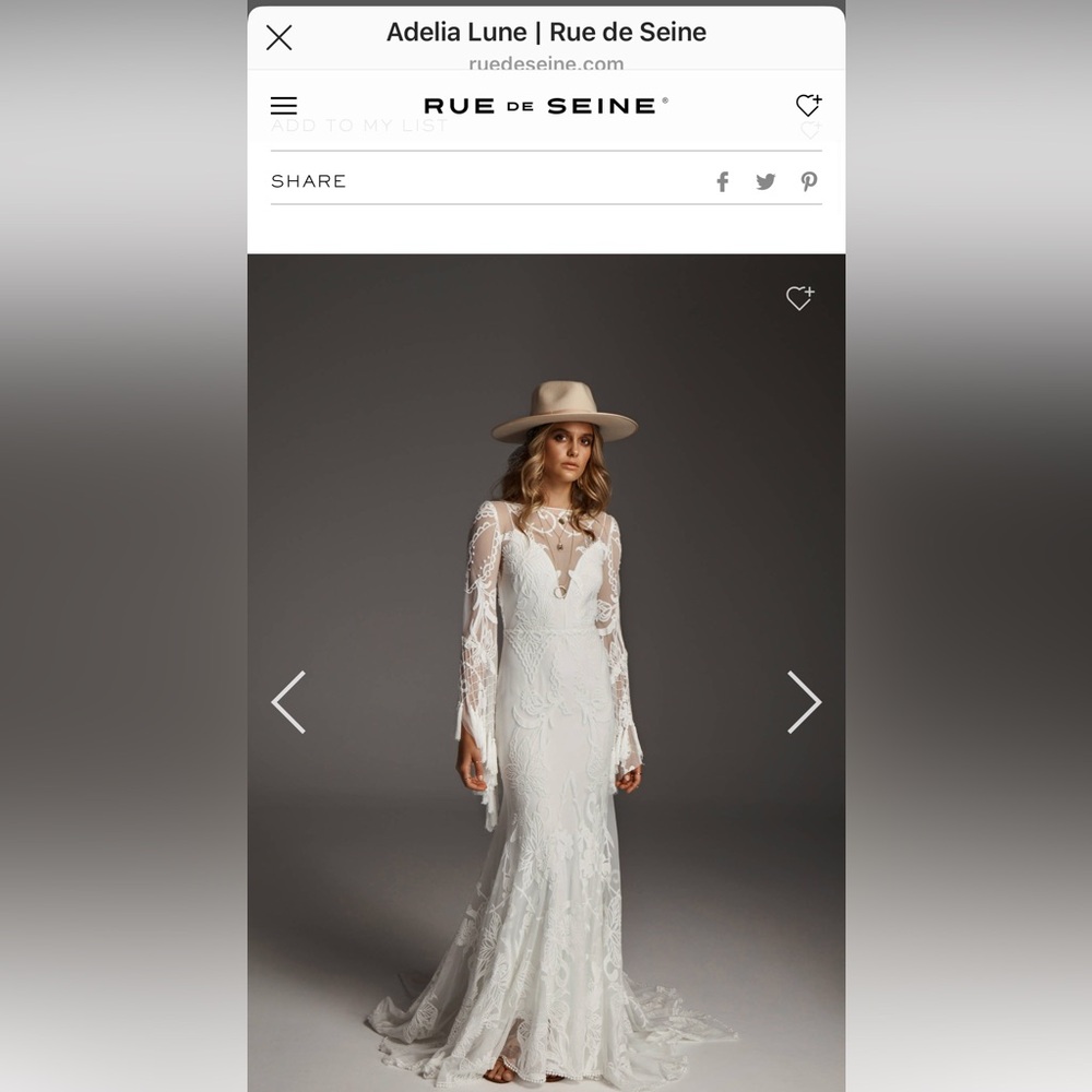 Rue De Seine Adelina Lune- Brand new & unaltered!